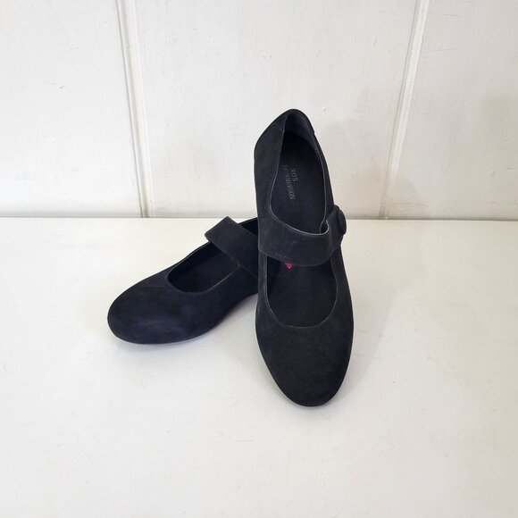 Ros Hommerson Black Suede Mary Jane Shoes - Picture 3 of 7